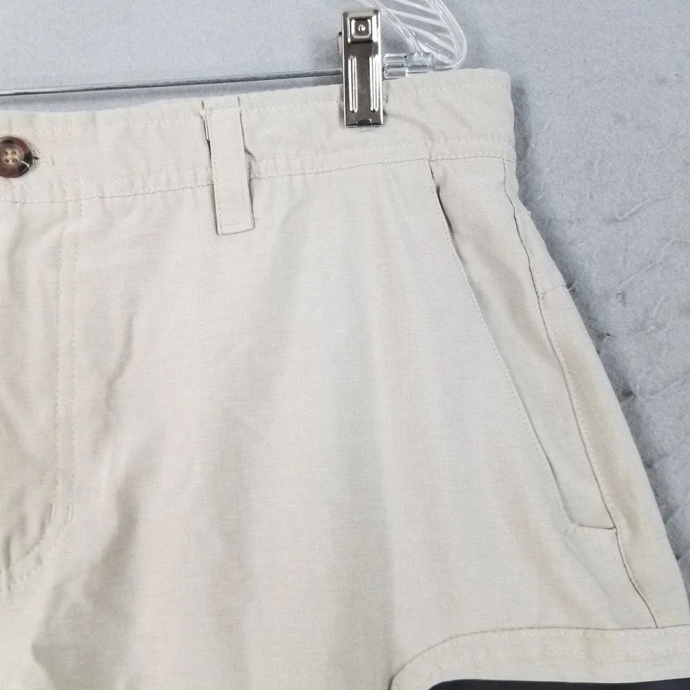 Loco Kaili Shorts Mens 36 Tan Fishing Performance Cargo Stretch Hybrid Pockets